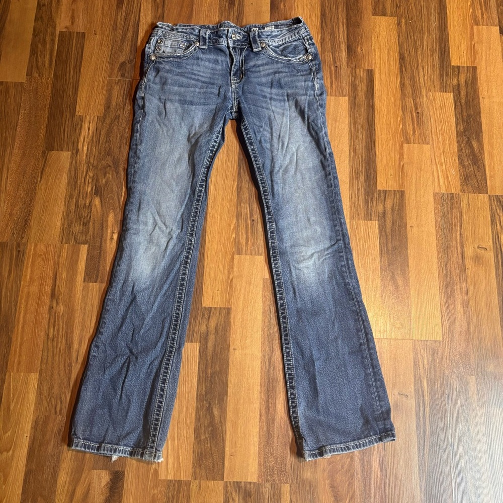 Miss Me Jeans Boot Embellished JY8053B Womans 31 **read**